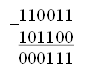 _110011
  101100
  000111
