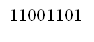 11001101